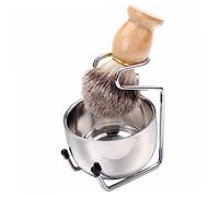 Beaupretty 1 Outil De Rasage Brosse à Cheveux Kit De Pousse De Barbe Outil De Modelage De Barbe Raser Pour Les Hommes Kit De à Raser Lisseur De Barbe Pour Homme Rasoir La Cire Bambou