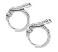 Beaupretty 1 Paire Boucles D'oreilles En En Acier Bijoux De Serpent Boucles D'oreilles Manchette Serpent Accessoires D'oreille Sterling S925 Silver