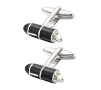 Beaupretty 1 Paire Boutons de Manchette Émail pour Hommes de Manches Forme de Stylo Accessoire Élégant pour Événements Formels et Décontractés
