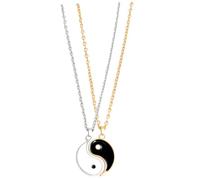Beaupretty 1 paire Collier Couple Acier Inoxydable Pendentifs Correspondants pour Amoureux Bijoux de Relation Design Unique et Durable pour et Amitié