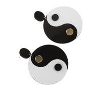 Beaupretty 1 Paire De Boucles D'Oreilles Tai Chi Diagrammes Pour Femmes Boucles D'Oreilles Pendantes les Traditionnelles Chinoises les Tai