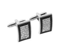 Beaupretty 1 Paire De Boutons De Manchette En Diamant Avec Gouttes D'Huile Épingles À Fleurs Pour Vêtements Pinces À Cravate Pour Hommes Couvre-Boutons De Smoking Boutons De Chemise