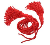 Beaupretty 1 Paire de Cordons Tressés Rouges à Pompons pour Clairon et Instruments à Vent, Corde D'honneur Artisanale en Laiton, Décoration Élégante pour Orchestres et Spectacles, Accessoire