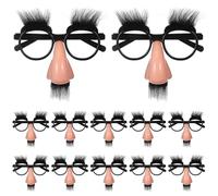 Beaupretty 1 Paire De Lunettes Amusantes À Gros Nez Lunettes De Déguisement Avec Nez Amusant Et Sourcils Pour Costume D'Halloween