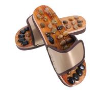 Beaupretty 1 Paire pantoufles de massage des pieds pantoufles masseur outil de massage spa masseur de pieds réutilisables pantoufles massantes pantoufle de ménage pavé