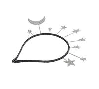 Beaupretty 1 Pc bandeau d'amour étoile surligneur mignon casque de lune spray pailleté accessoires princesse hair charms hair topper Bandeau chic décor de bandeau de filles alliage