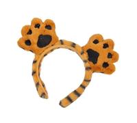 Beaupretty 1 Pc bandeau de tigre pince à cheveux oreille de tigre en peluche Bandeau en peluche hair charms hair toppers sport cheveux beaux x unique en tissu