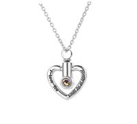 Beaupretty 1 PC Collier Pendentif Projection Collier Femme Femme Ombre Projetée Amour Créatif Drôle