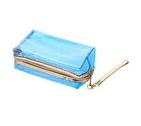 Beaupretty 1 Pc de Rangement de Voyage de Voyage Trousse de Toilette Pochette Rangement Pochette de Rangement Trousse de Maquillage Multi-usages de Lavage PVC Blue
