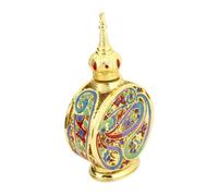 Beaupretty 1 Pc Embouteillage de parfum container conteneur récipient rechargeable verre pompe flacons de parfum vides décoratifs bouteille de stockage flacon de parfum chic alliage Golden