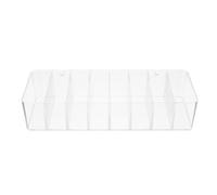 Beaupretty 1 Pièce Boîte De Rangement De Bureau Multi Rangé Organisateur Fonctionnel Cas Boîtier De Câble De Données Poubelle Grille Compartiment Coffre De Rangement Transparent Acrylique