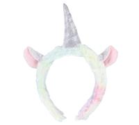 Beaupretty 1 Pièce coiffe en forme de licorne bande de cheveux decoration halloween décoration d'halloween migneaux bandanas bandeau unicorn -tête avec licorne drôle de cheveux Chiffon