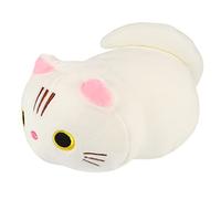 Beaupretty 1 pièce Coussin Chat Rembourré Adorable Peluche Long de Décoratif Doux pour Maison Bureau et Voiture