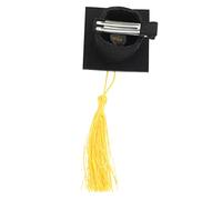 Beaupretty 1 Pièce docteur chapeau épingle à cheveux casquette de graduation adulte décorations de capuchon de graduation pince à cheveux de doctorat coiffe de doctorat