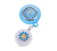 Beaupretty 1 Pièce Montre de Montre de Poche d'allaitement Agrafe infirmières numérique pour Broche infirmière Clip de d'ère Matériau du boîtier : Alliage Bleu