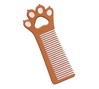 Beaupretty 1 Pièce peigne à griffes de chat peigne chaud brosse à cheveux bouclés griffe de chat mini démêlant cheuveux girl brosse à cheveux en alliage de zinc peigne pour la coiffure Brown