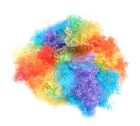Beaupretty 1 Pièce Perruque de Clown Colorée pour Carnaval Accessoire de Costume Unique Unique pour Fêtes et Performances