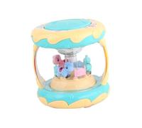 Beaupretty 1 pièce Tambour à Main Carrousel Lumineux et Musical Éducatif Précoce sans Pile Couleur Aléatoire Couleur Aléatoire Couleur Aléatoire