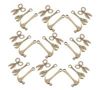 Beaupretty 10 Ensembles Miniature Tools Set for Dollhouse DIY Projects Compact Hobbyist Repair Kit with Wrench Scissors Hammer Portable Creative Accessories for Model Building and Decoration
