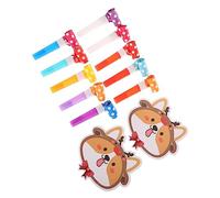 Beaupretty 10 Ensembles Sifflets de Fête Cartonné Corgi Souffleurs Musicaux Amusants pour Garçon Fille Accessoires pour Animation Festive