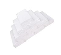 Beaupretty 10 Lot de Serviettes Papier Blanches Épais et Absorbantes Essuie Mains Cuisine et Restaurant Papier Écologique Vrac