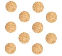 Beaupretty 10 pièces Balles Babyfoot Bois Liège Balles de Remplacement pour Jeu de Football de Table Standard