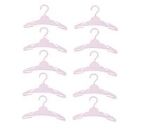 Beaupretty 10 pièces Cintres Miniatures Plastique pour Vêtements de Poupée Accessoires Maison pour Rangement Ordonné des Tenues de et