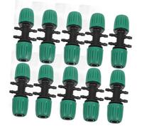 Beaupretty 10 pièces Connecteur de Tuyau Irrigation Adaptateur Six Voies Variable Raccord Rapide pour Tuyaux PE Id Id à Filetage Femelle Verrouillage Kit de Raccords pour Arrosage Jardin