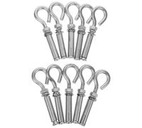 Beaupretty 10 pièces Crochets à Visser Acier Inoxydable Goujons Ancrage pour Mur Béton Expansion Robuste pour Suspension Lourde Usage Domestique et Industriel