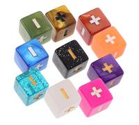 Beaupretty 10 pièces Dés Mathématiques Enseignement Confortables et Portables Accessoires Pédagogiques pour Apprentissage Jeux Classe