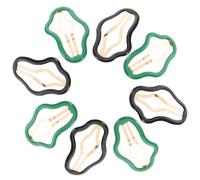 Beaupretty 10 Pièces Épingle à Cheveux Pinces à Cheveux Fines Pour Enfants Épingles à Cheveux Décoratives Clip à Griffe Pinces à Cheveux De Maquillage Pince à Cheveux Kawaii Alliage Green