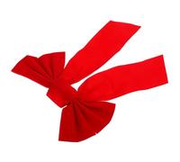 Beaupretty 10 Pièces Grand Nœud de Noël Rouge Décorations Festives pour Couronnes Arbres et Événements pour Noël et