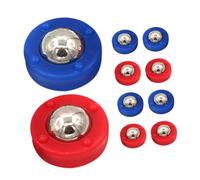 Beaupretty 10 pièces Mini Palets de Shuffleboard pour Garçon Fille Lot de Rouge et Bleu Jeu de Coordination Main-œil pour Table Divertissement Familial Compact pour Intérieur