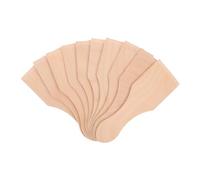 Beaupretty 10 Pièces Mini Spatulas Bois pour Garçon Fille Petite Spatule Bois pour Gâteau de Riz Accessoires de Cuisine Miniatures pour Jeux de Rôle et Jeu Imitation Maison