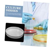 Beaupretty 10 pièces Plaques de Culture Rondes Transparentes Boîtes de Pétri Plastique pour Laboratoire Observation Facile des Échantillons Usage Technique et Pédagogique