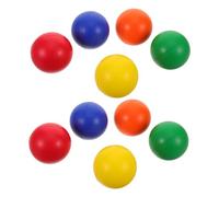 Beaupretty 10 Pièces Set de Balles Rebondissantes pour Paddle Jeu de Plage Coloré pour Garçon Fille et Adultes Amélioration Coordination et Réflexes Sportif Extérieur pour Activités