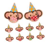 Beaupretty 10 pièces Sifflets de Fête pour Garçon Fille de Sifflets Cartoon Monkeys pour et Célébrations Souffleurs Amusants pour Créer une Atmosphère Festive et