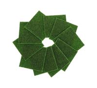 Beaupretty 10 Pièces Simulated Moss Mat Faux Greenery Panels for DIY Crafts Indoor Outdoor Decorative Artificial Moss for Miniature Gardens and Wall Decor