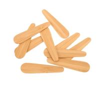 Beaupretty 10 Pièces Spatule Ovale en Bambou Beige pour Mélange de Masques Faciaux, Gain de Temps pour Usage Beauté, pour Femmes