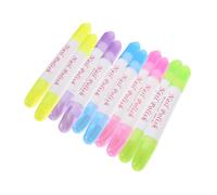Beaupretty 10 pièces Stylo Dissolvant Vernis Ongles pour Correction des Contours Nettoyage Précis des Bords Portable pour Salon et Manucure à Domicile Facile à Utiliser