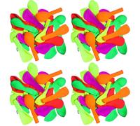 Beaupretty 100 Ballons Fluorescents 12 Pouces en Latex Ballons Lumineux Phosphorescents pour Décoration de Fête le Noir pour Anniversaire et Soirée Fluo