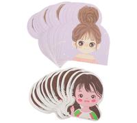 Beaupretty 100 Cartes D'affichage en Papier pour Barrettes à Cheveux, 2 Styles X 50 Pièces, Supports Robustes pour Accessoires Coiffure Fille, Présentoirs pour Pinces, Épingles et Nœuds,