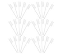 Beaupretty 100 Pièces Correctional Toothbrush With Soft Triplerow Bristles Short Handle Non-slip Grip Adult Manual Brush For Jail And Institutional Oral Care