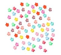 Beaupretty 100 pièces Lot Pinces Cheveux Petites Fleurs Colorées pour Filles Griffes Cheveux Confortables et Durables Accessoires Coiffure Adaptés Couleur Aléatoire Couleur Aléatoire