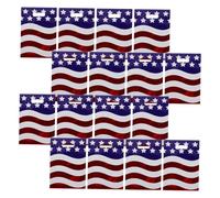 Beaupretty 100 Pièces Patriotiques pour Sacs Papier pour Bonbons et Petits Lors des Fêtes de Indépendance et Événements Vétérans