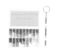 Beaupretty 1000 Pièces Kit de Réparation Lunettes Portable avec Boîte à Vis et Tournevis Ensemble Complet pour Lunettes de Soleil et Montres Outil Pratique pour Usage Maison et Déplacement