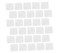 Beaupretty 1000pièces Lingettes Jetables pour Cils Dissolvant de Colle à Cils Outil de Nettoyage Blanc