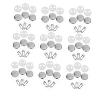 Beaupretty 100ensembles Badges Vierges à Décorer Soi-même Badges Personnalisables Inachevés