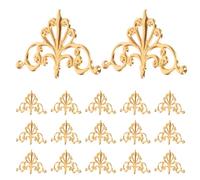Beaupretty 100pcs Incrustations et Appliques en Cuivre pour Meubles et Armoires, Design Élégant, Matériau Solide, Décoration Maison et Bricolage