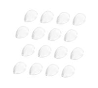 Beaupretty 100pièces Chartes De Couleur Transparentes Pour Vernis à Ongles Support Créatif Verre Pour Affichage Et Pratique De Nail Art